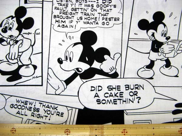 ディズニー 【 ミッキーマウス】コミック柄