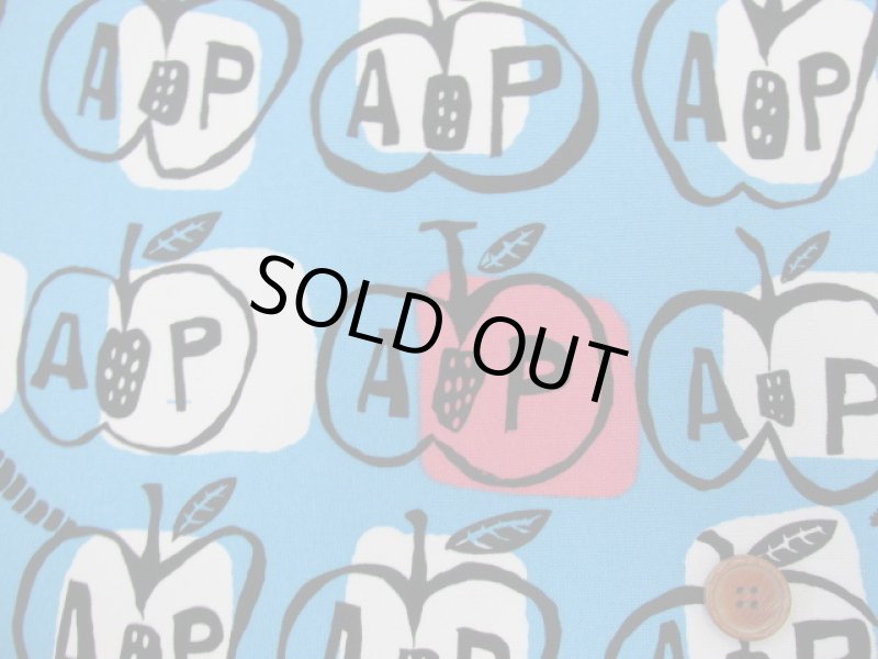 画像1: 値下げしました。【vegevege】APPLE　アップル　１１号帆布　（ブルー）【§】 (1)