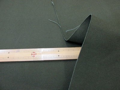 画像2: ◆◆定番　８号帆布　巾115cm　はぎれ８０ｃｍ(濃緑）