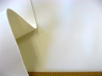 画像2: ◆◆合皮　１３５ｃｍ巾　ソフトレザー（伸縮性有り）　はぎれ２５ｃｍ（白）