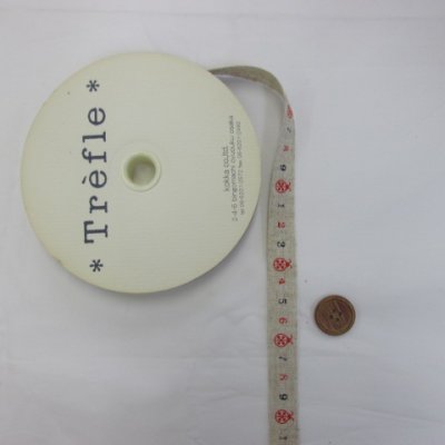 画像1: 麻テープA　テントウムシと数字柄（赤）