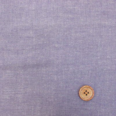画像1: 綿麻 シャンブレーワッシャー生地　（紫）
