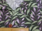 画像4: moda　USAコットン　Wild Iris(ワイルド・アイリス)　エレガントリーフ・葉柄　シーチング生地 (4)