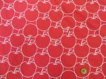 画像3: 幅約98cm　刺繍　アップル・りんご・林檎・リンゴ柄　シーチング生地 (3)
