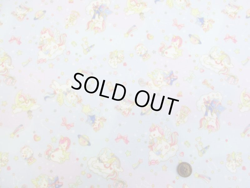 画像3: ゆめかわ　星空とユニコーン　星座・宇宙柄　オックス生地　ラミネート　つや消し (3)