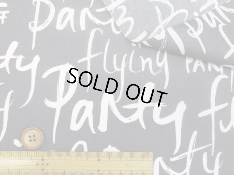 画像7: 撥水加工　オシャレな英字　英文字柄　ナイロンオックス生地 (7)