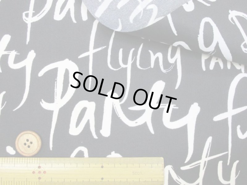 画像16: 撥水加工　オシャレな英字　英文字柄　ナイロンオックス生地 (16)