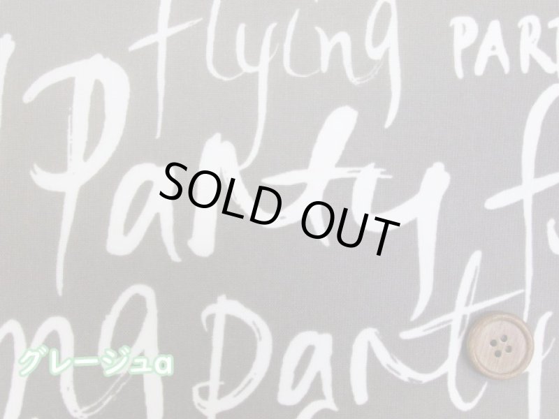 画像2: 撥水加工　オシャレな英字　英文字柄　ナイロンオックス生地 (2)