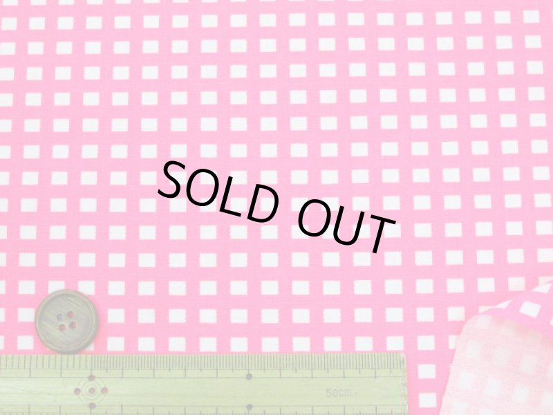 画像4: 蛍光カラー　ネオン　ギンガムチェック・チェック柄　オックス生地 (4)