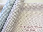 画像1: チェリーとクロスチェック　さくらんぼ・チェック柄　オックス生地 (1)