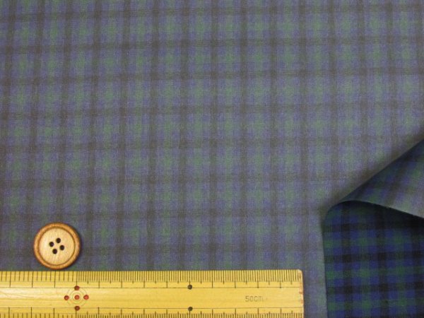 ファミリア調 カントリーチェック柄 先染め生地 ラミネート つや消し