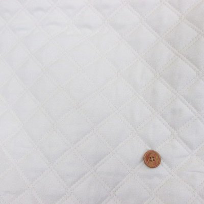 画像1: 【お買い得】　Wステッチオックスキルト（生成り）