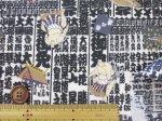 画像4: 大相撲　相撲　力士・横綱・番付柄　シーチング生地 (オフホワイト地)　ラミネート　つや消し (4)