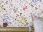画像4: 2025年　ポケットモンスター　ポケモン　PEACEFUL PLACE柄　オックス生地 　半針キルト (4)
