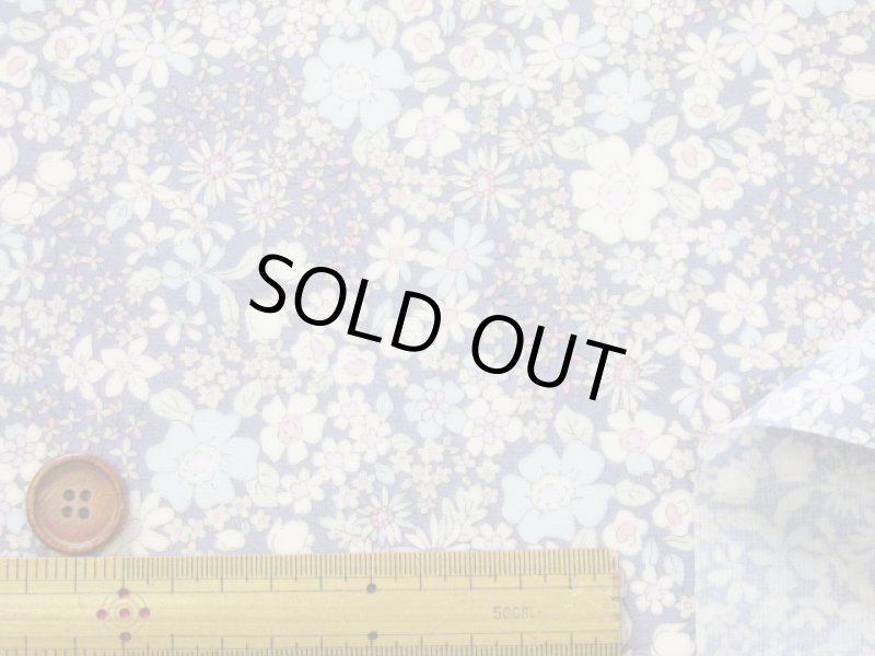 画像7: クラシカルポップフラワー　フラワー・花柄　ブロード生地　ラミネート　つや消し (7)