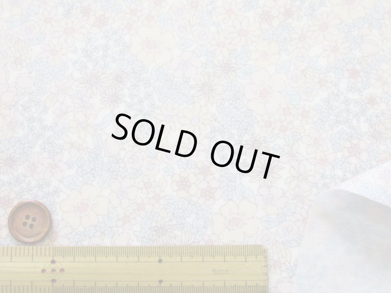 画像4: クラシカルポップフラワー　フラワー・花柄　ブロード生地　ラミネート　つや消し (4)