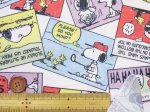 画像4: 142cm幅　スヌーピー　コミック柄　ポリエステルオックス生地 (4)
