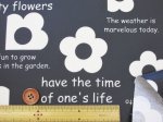 画像7: ライクフラワーズ　英字　フラワー・花柄　オックス生地　ラミネート　つや消し (7)