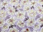 画像3: 英字フラワー　フラワー・花柄　オックス生地 (3)