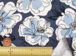 画像7: 英字フラワー　フラワー・花柄　オックス生地 (7)