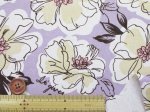 画像4: 英字フラワー　フラワー・花柄　オックス生地 (4)