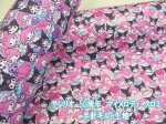 画像1: サンリオ　50周年　マイメロディ　クロミ　ラブリーハート柄　オックス生地 　半針キルト (1)