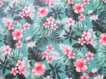 画像6: ハワイアン　ハイビスカス　プルメリア　フラワー・花柄　オックス生地　ラミネート　つや消し (6)