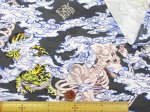 画像4: さららシリーズ　妖怪　髑髏　魑魅魍魎柄　インクジェットプリント　シーチング生地 (4)
