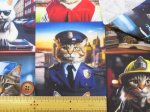 画像4: noraシリーズ　リアルキャット　猫・お仕事柄　インクジェットプリント　シーチング生地 (4)