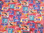 画像3: 和柄　大漁旗　小柄 　シーチング生地　ラミネート　つや消し (3)