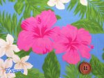 画像5: ハワイアン　ハイビスカス　花柄　TCブロード生地 (5)