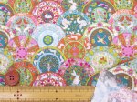 画像4: アニマルフォレスト　サークル柄　シーチング生地 (4)