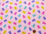 画像6: クマグミ　お菓子・くま柄　オックス生地 (6)
