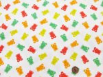 画像3: クマグミ　お菓子・くま柄　オックス生地 (3)