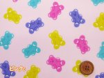 画像5: クマグミ　お菓子・くま柄　オックス生地 ラミネート　つや消し (5)