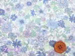 画像5: リトルソレイユ　フラワー・花柄　ブロード生地　ラミネート　つや消し　コットンこばやし (5)