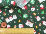 画像4: シマエナガクリスマス　シマエナガ・クリスマス柄　スケア生地 (4)
