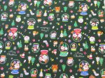 画像3: スノードームサンタ　サンタクロース・クリスマス柄　スケア生地 (3)