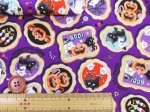 画像7: ハロウィン　黒猫・ゴースト・パンプキン柄　スケア生地 (7)