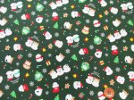 画像3: シマエナガクリスマス　シマエナガ・クリスマス柄　スケア生地 (3)