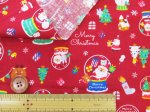 画像7: スノードームサンタ　サンタクロース・クリスマス柄　スケア生地 (7)
