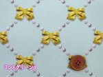 画像8: noraシリーズ　パールリボン　パール・りぼん柄　インクジェットプリント　シーチング生地 (8)
