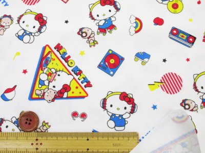 画像3: サンリオ　ハローキティ　ミュージック柄　オックス生地