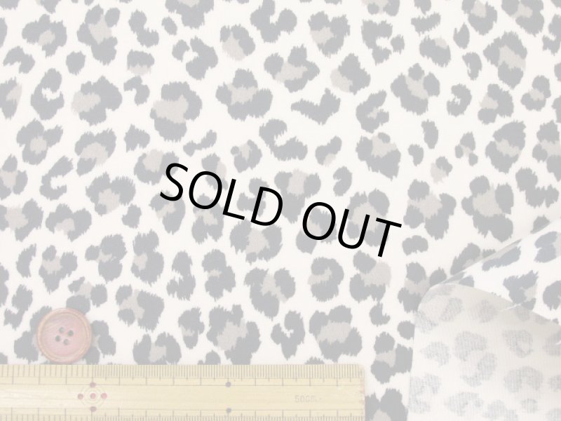 画像7: アニマル　レオパード　ヒョウ柄　セブンベリー　ツイル生地　ラミネート　つや消し (7)