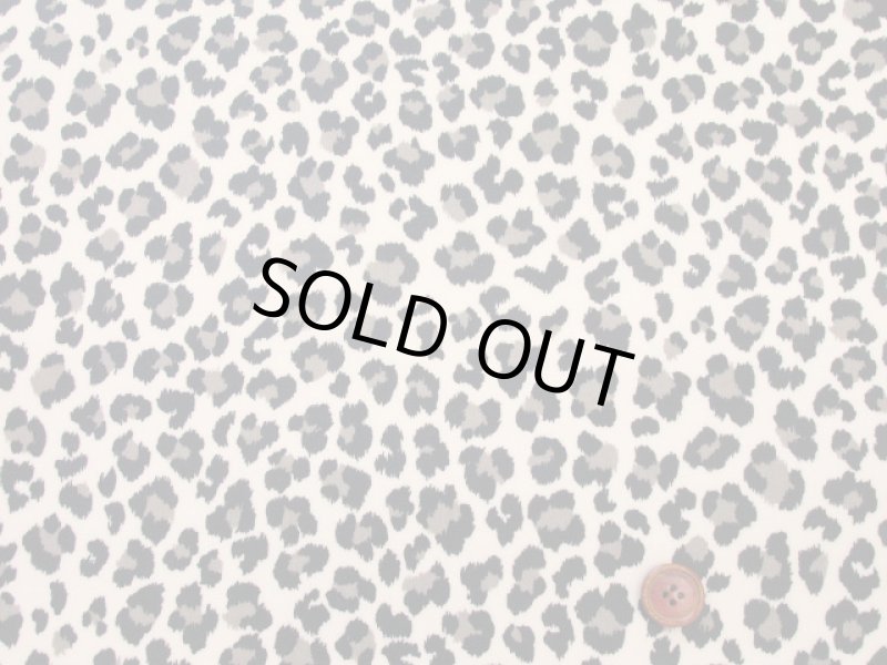 画像6: アニマル　レオパード　ヒョウ柄　セブンベリー　ツイル生地　ラミネート　つや消し (6)