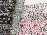 画像1: marucopartsさんのプロデュース Saha by maruco parts サハ バイ まるこパーツ　フラワー・花柄　綿麻シーチング生地 エアータンブラーワッシャー加工 (1)