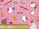 画像4: サンリオ　ハローキティ　ギンガムチェック柄　オックス生地 (4)