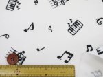画像4: ドット絵　音符　ピアノ　音楽柄　オックス生地 ラミネート　つや消し (4)