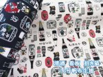 画像1: 清酒　看板　招き猫　酒柄　11号帆布生地　コスモテキスタイル (1)