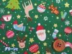 画像8: クリスマスパーティー　サンタクロース・クリスマス柄　スケア生地 (8)